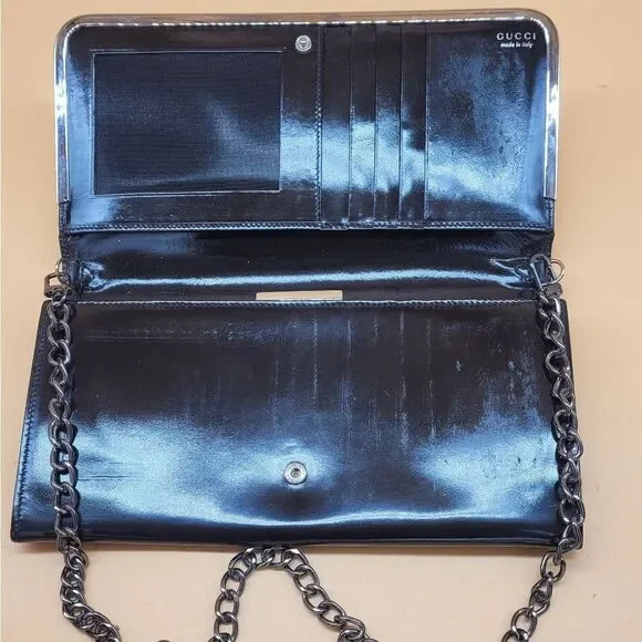 Authentic Gucci Clutch on Chain - Picture 4 of 13